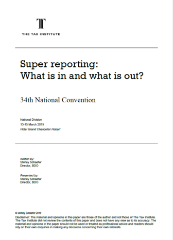 Super reporting